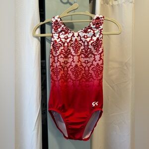 Red and White Kids Leotard